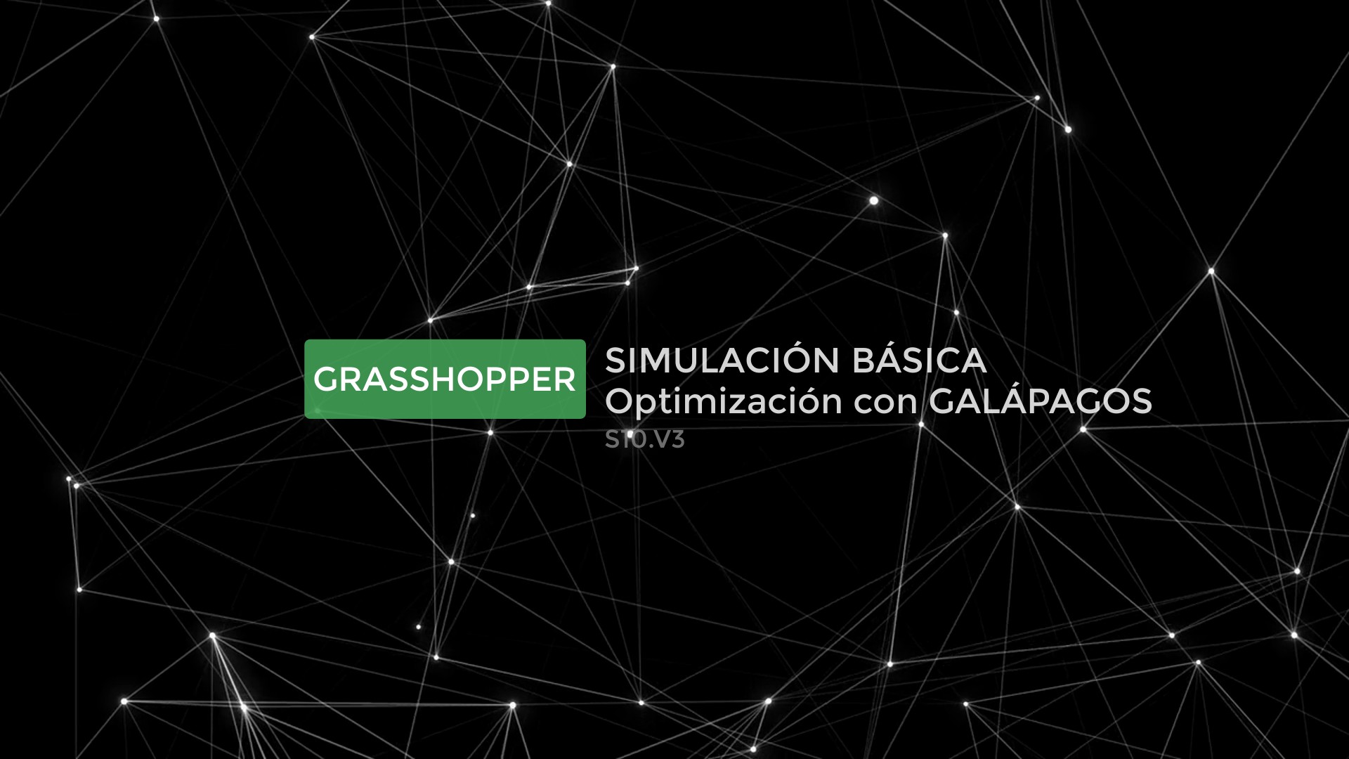 Optimización con Galapagos 